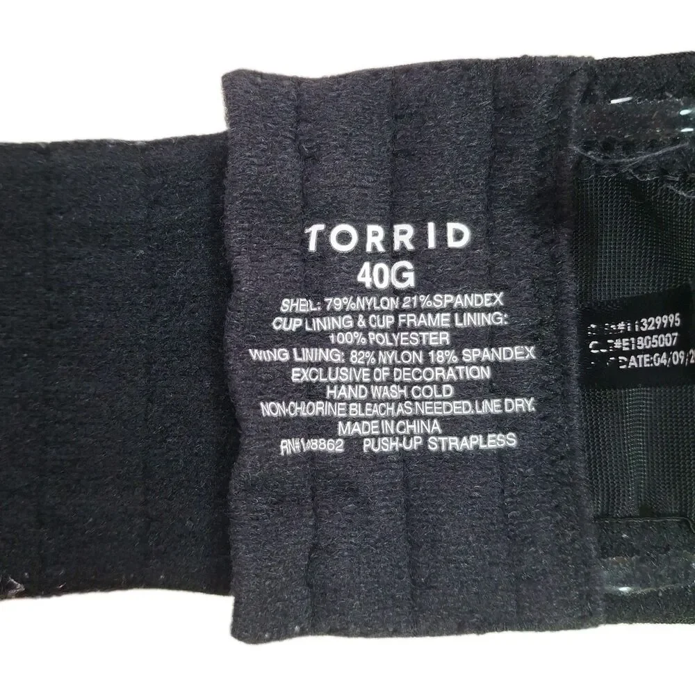 torrid 40g bra